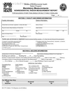 Florida Dh 1777 Form in PDF
