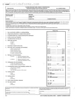 Florida Energy Form in PDF