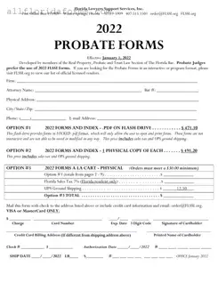 Florida Lawyers Support Form in PDF